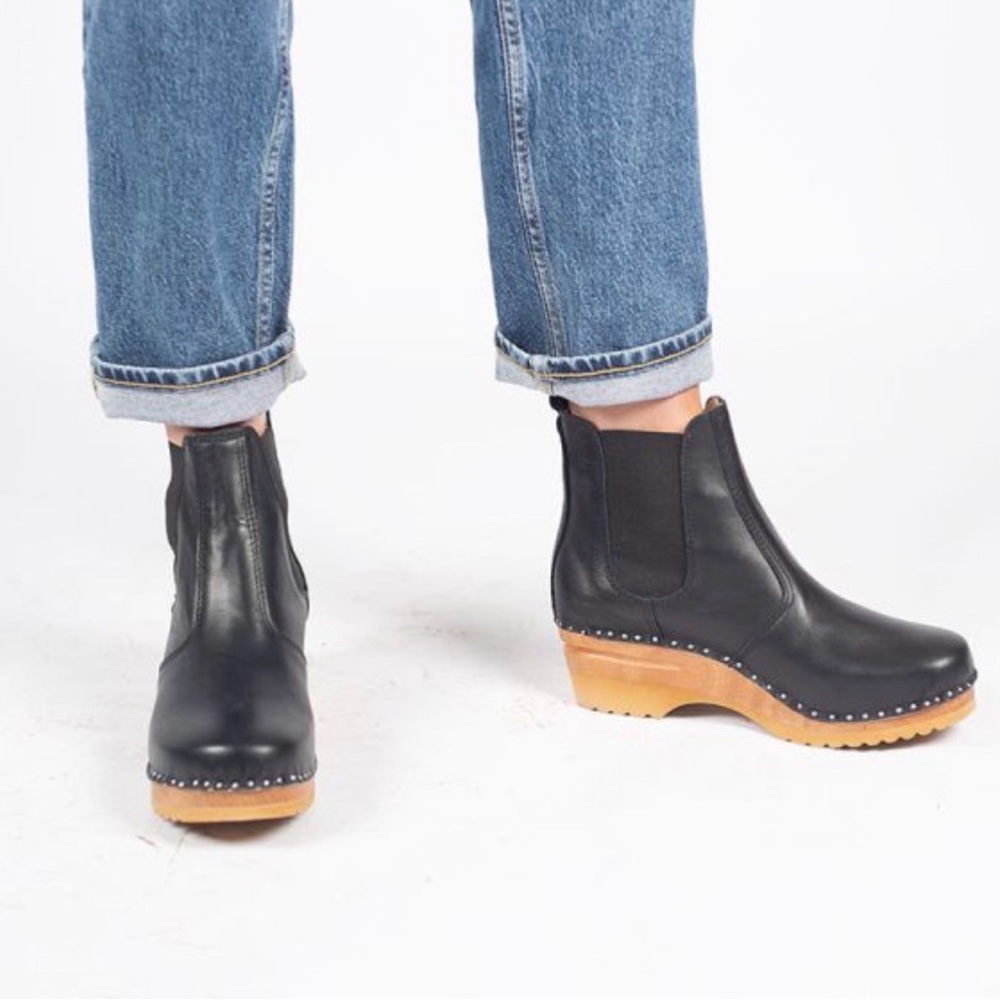 Troentorp Rockwell Black Leather Boots